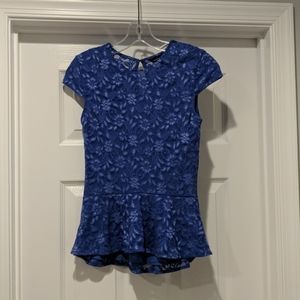 Victoria's Secret lace peplum top